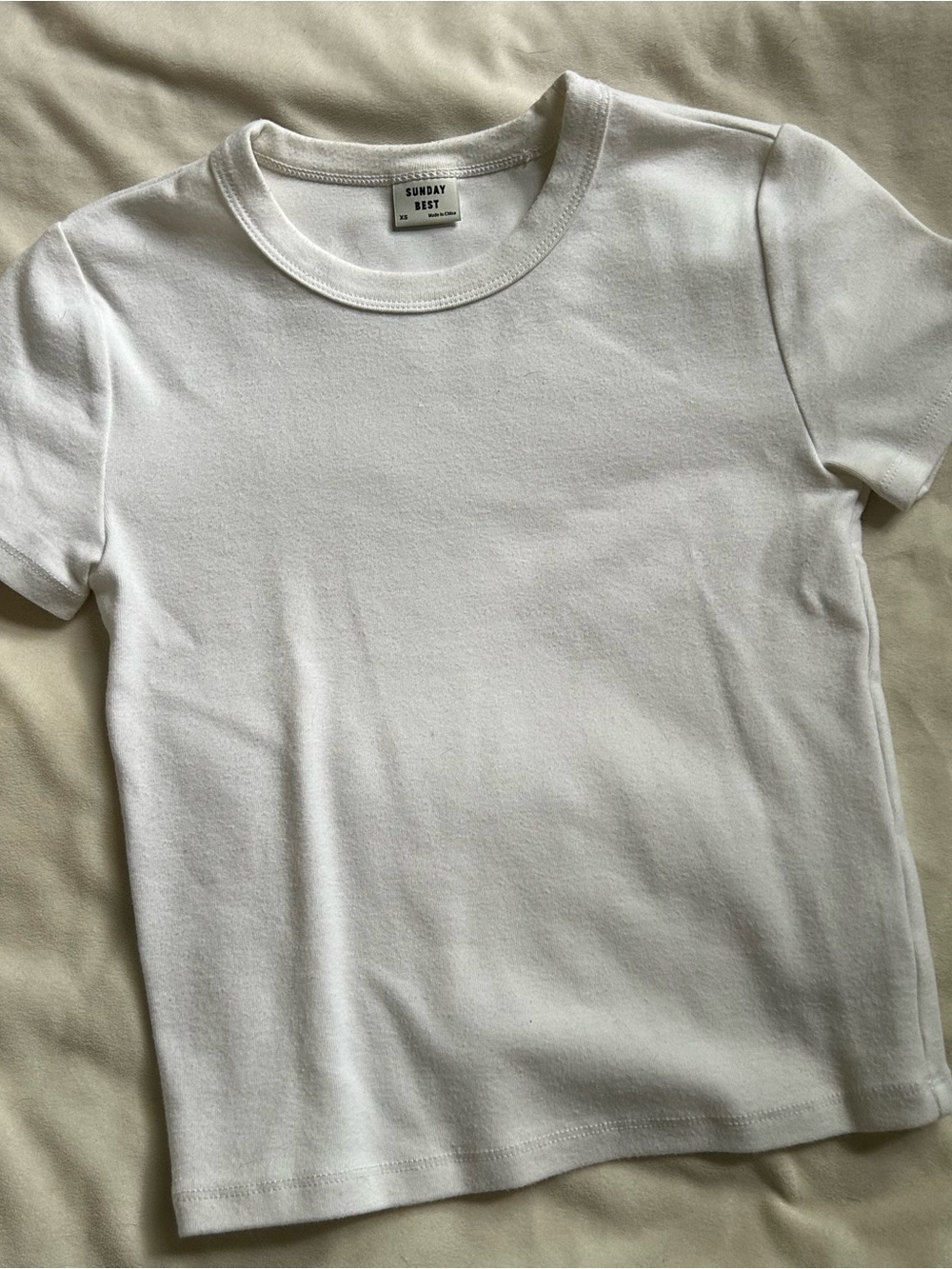Sunday Best White Crew T-Shirt